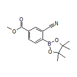 2-Cyano-4-(methoxycarbonyl)phenylboronic Acid Pinacol Ester