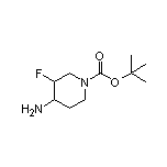 1-Boc-4-amino-3-fluoropiperidine