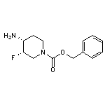 cis-1-cbz-4-amino-3-fluoropiperidine