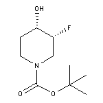 (3R,4S)-1-Boc-3-fluoropiperidin-4-ol