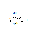 6-Iodopyrrolo[2,1-f][1,2,4]triazin-4-ol