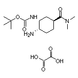 tert-Butyl [(1R,2S,5S)-2-Amino-5-(dimethylcarbamoyl)cyclohexyl]carbamate Oxalate