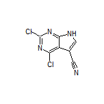 2,4-Dichloro-7H-pyrrolo[2,3-d]pyrimidine-5-carbonitrile