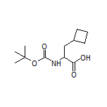 2-(Boc-amino)-3-cyclobutylpropanoic Acid