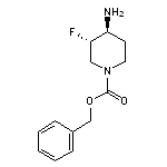 benzyl trans-4-amino-3-fluoropiperidine-1-carboxylate