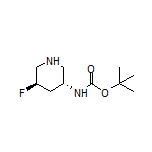 (3R,5R)-3-(Boc-amino)-5-fluoropiperidine