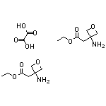 ethyl 2-(3-aminooxetan-3-yl)acetate hemioxalate