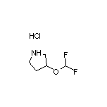 3-(difluoromethoxy)pyrrolidine hydrochloride