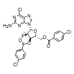 (2R,3R,4R,5R)-5-(2-Amino-6-chloro-9H-purin-9-yl)-2-[[(4-chlorobenzoyl)oxy]methyl]-4-fluoro-4-methyltetrahydrofuran-3-yl 4-Chlorobenzoate