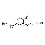 trans-2-(3-Ethoxy-4-fluorophenyl)cyclopropanamine Hydrochloride