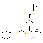 Methyl 2-(Cbz-amino)-2-(1-Boc-3-azetidinyl)acetate