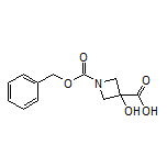 1-Cbz-3-hydroxyazetidine-3-carboxylic Acid