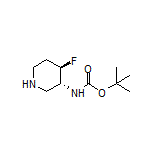 (3R,4R)-3-(Boc-amino)-4-fluoropiperidine