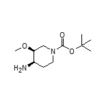 (3S,4R)-1-Boc-3-methoxypiperidin-4-amine