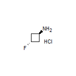 trans-3-Fluorocyclobutanamine Hydrochloride