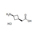 2-(cis-3-Aminocyclobutyl)acetic Acid Hydrochloride