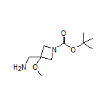 1-Boc-3-(aminomethyl)-3-methoxyazetidine