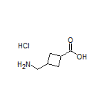 3-(Aminomethyl)cyclobutanecarboxylic Acid Hydrochloride