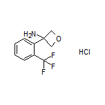 3-[2-(Trifluoromethyl)phenyl]oxetan-3-amine Hydrochloride