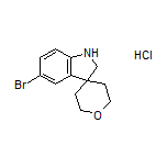 5-Bromo-2’,3’,5’,6’-tetrahydrospiro[indoline-3,4’-pyran] Hydrochloride