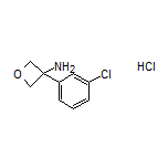 3-(3-Chlorophenyl)oxetan-3-amine Hydrochloride