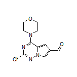 2-Chloro-4-morpholinopyrrolo[2,1-f][1,2,4]triazine-6-carbaldehyde