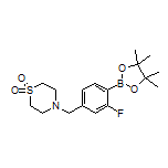 4-[(1,1-Dioxidothiomorpholino)methyl]-2-fluorophenylboronic Acid Pinacol Ester