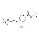 1-Boc-4-[3-[(methylsulfonyl)oxy]propyl]piperazine Hydrochloride