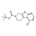 7-Boc-4-chloro-5,6,7,8-tetrahydropyrido[4’,3’:4,5]thieno[2,3-d]pyrimidine