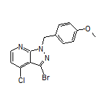 3-Bromo-4-chloro-1-(4-methoxybenzyl)-1H-pyrazolo[3,4-b]pyridine