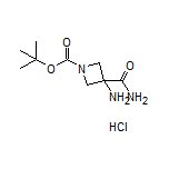 1-Boc-3-amino-3-carbamoylazetidine Hydrochloride