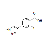 2-Fluoro-4-(1-methyl-4-pyrazolyl)benzoic Acid