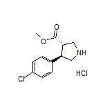 Methyl (3S,4R)-4-(4-Chlorophenyl)pyrrolidine-3-carboxylate Hydrochloride