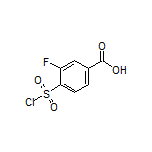 4-(Chlorosulfonyl)-3-fluorobenzoic Acid