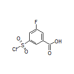 3-(Chlorosulfonyl)-5-fluorobenzoic Acid