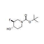 (3S,4S)-1-Boc-3-fluoro-4-hydroxypiperidine