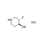 (3S,4S)-3-Fluoropiperidin-4-ol Hydrochloride