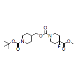 1-[(1-Boc-4-piperidyl)methyl] 4-Methyl 4-Fluoropiperidine-1,4-dicarboxylate