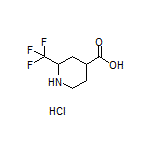 2-(Trifluoromethyl)piperidine-4-carboxylic Acid Hydrochloride