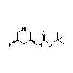 (3S,5R)-3-(Boc-amino)-5-fluoropiperidine