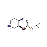 (3S,4R)-N-Boc-4-fluoropiperidin-3-amine