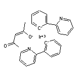 Bis(2-phenylpyridine)(Acetylacetonato)iridium(III)