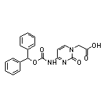 2-[4-[[(Benzhydryloxy)carbonyl]amino]-2-oxopyrimidin-1(2H)-yl]acetic Acid