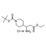 Ethyl 3-(1-Boc-piperidine-4-yl)-DL-beta-alaninate