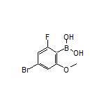 4-Bromo-2-fluoro-6-methoxyphenylboronic Acid