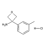 3-m-Tolyloxetan-3-amine hydrochloride