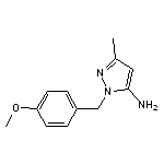 2-(4-Methoxybenzyl)-5-methyl-2H-pyrazol-3-ylamine