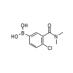 4-Chloro-3-(dimethylcarbamoyl)benzeneboronic acid, 98%