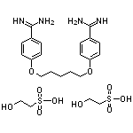 Pentamidine isethionate salt