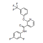 N-(2,4-Difluorophenyl)-2-[3-(trifluoromethyl)phenoxy]nicotinamide